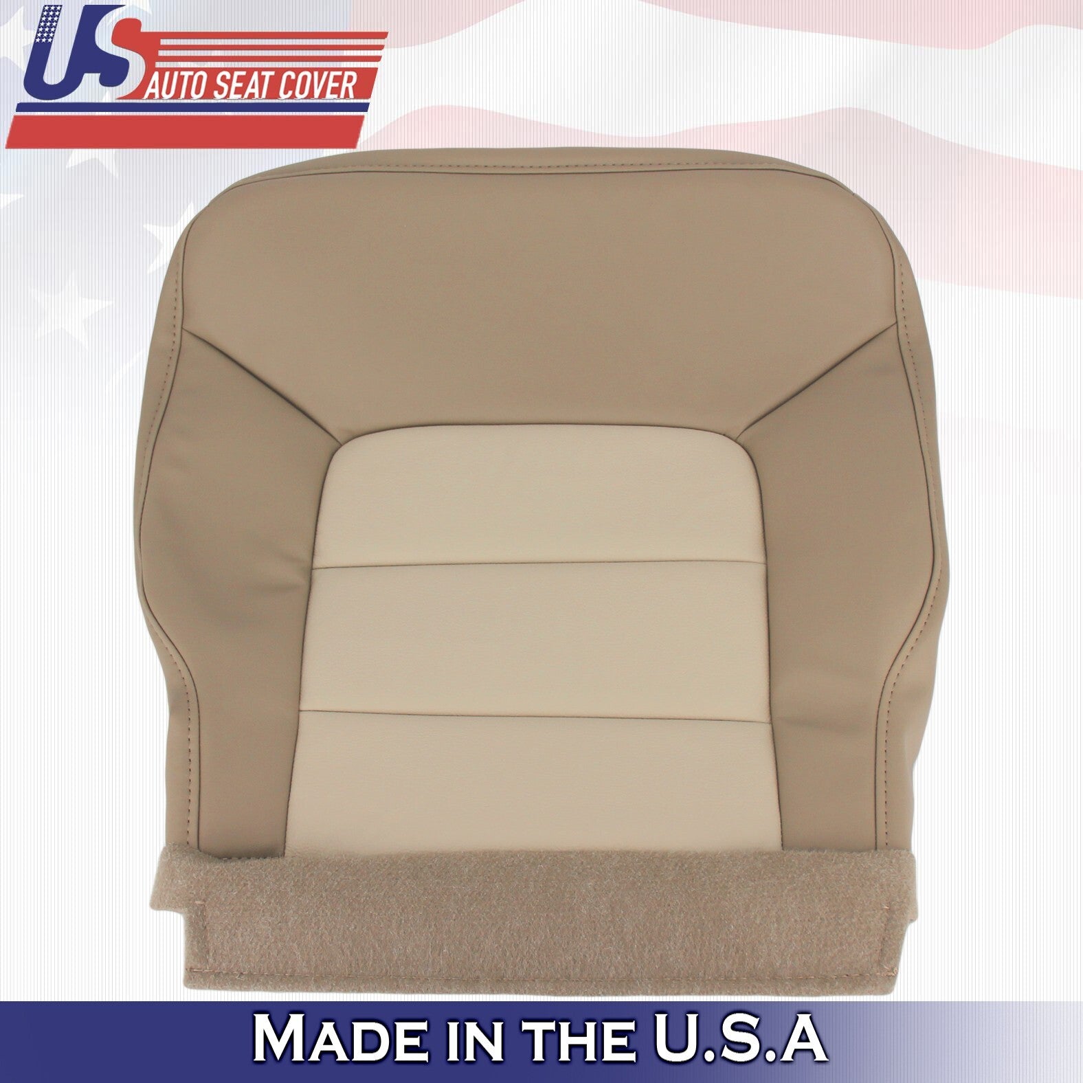 2003 2004 For Ford Expedition Eddie Bauer Rear Driver Bottom Leather Cover Tan