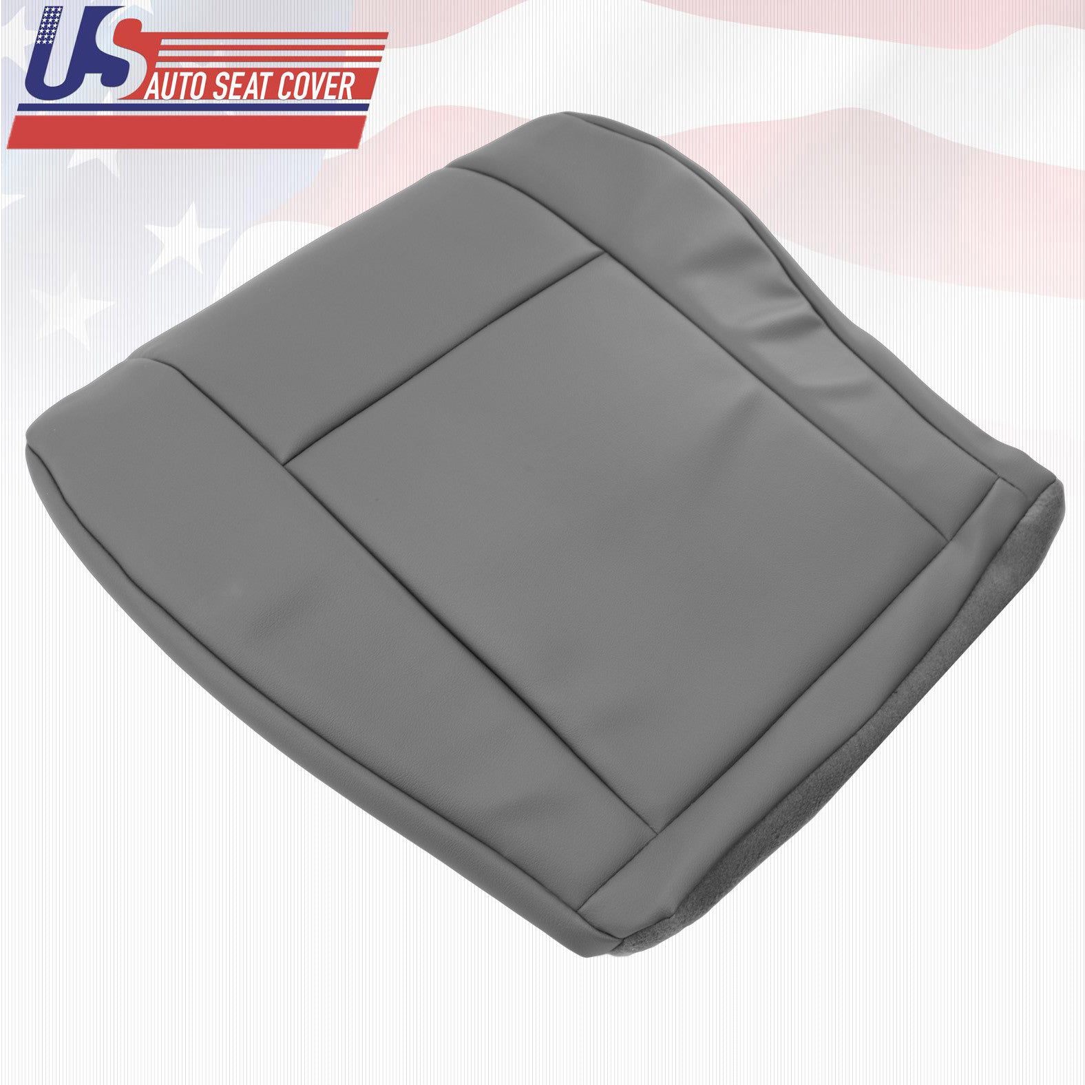 2009 To 2014 Ford E150 E250 Driver Side Bottom Vinyl Seat Cover Gray