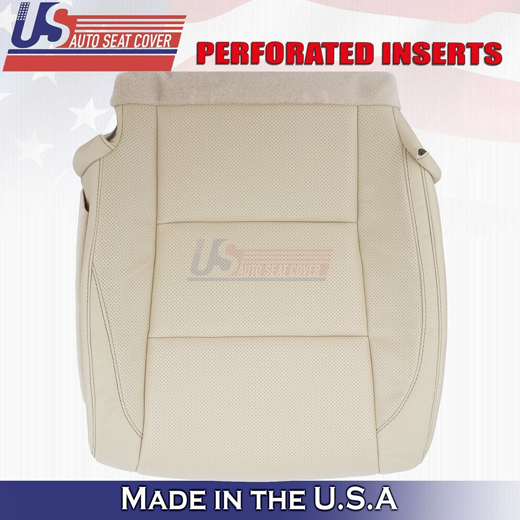 2014 to 2019 For Toyota Highlander Driver Bottom Leather w/Perforated Cover Tan
