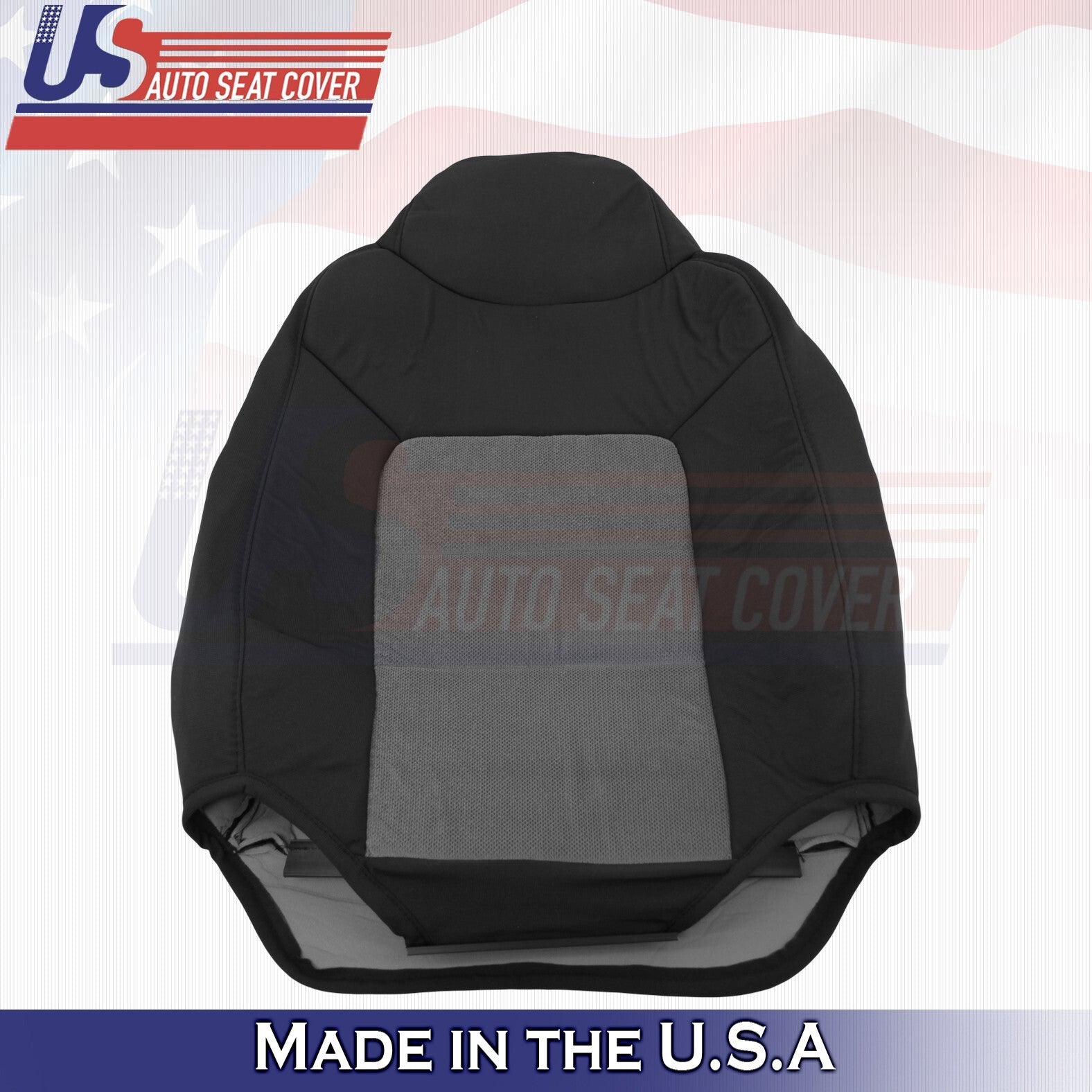 2003 to 2006 Fits Ford Expedition Driver Side Top Cloth Seat Cover 2 Tone Gray