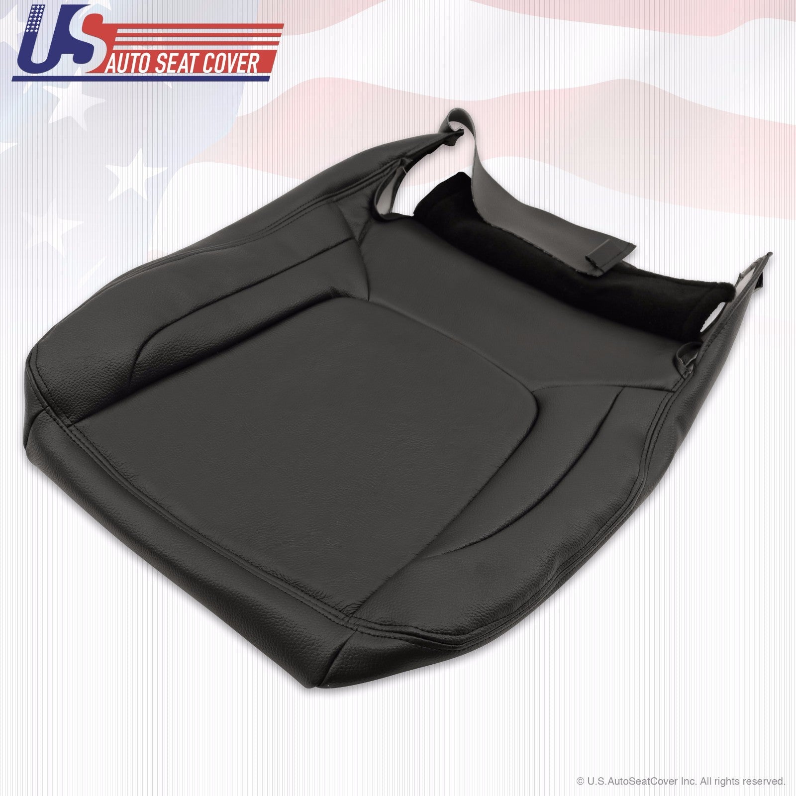 2004 2005 For Dodge Ram 1500 Laramie Passenger Bottom Leather Seat Cover Dk Gray
