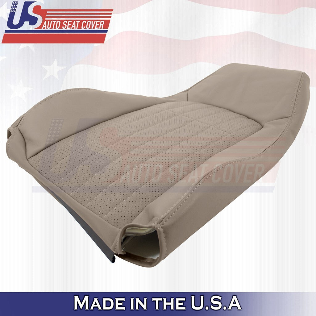 1997 to 2002 For Chevy Camaro PASSENGER Top Perforated Leather Cover Med Tan