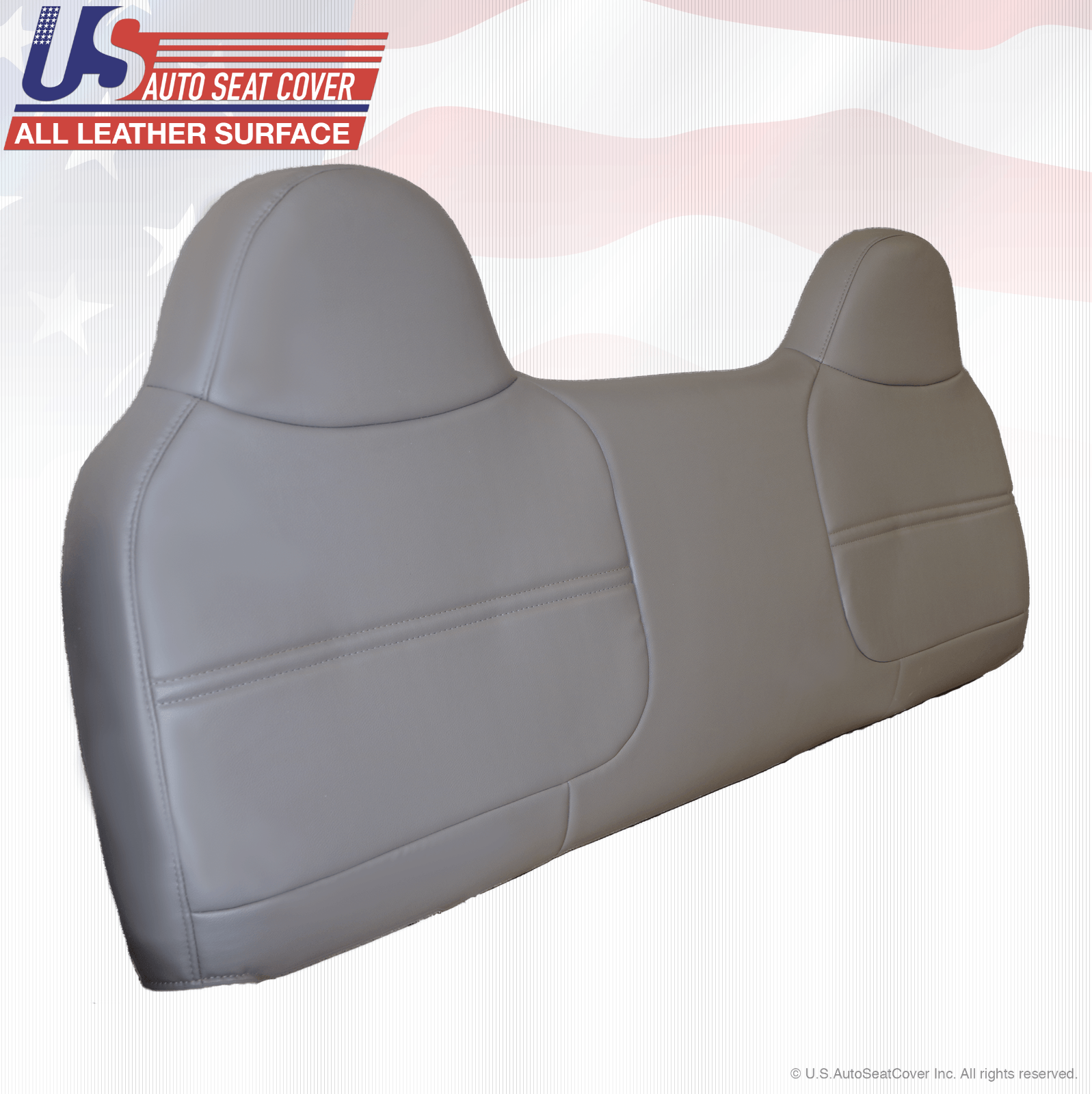 1999 2000 2001 2002 Fits Ford F250 XL WT Bench Lean Back Vinyl Cover Gray