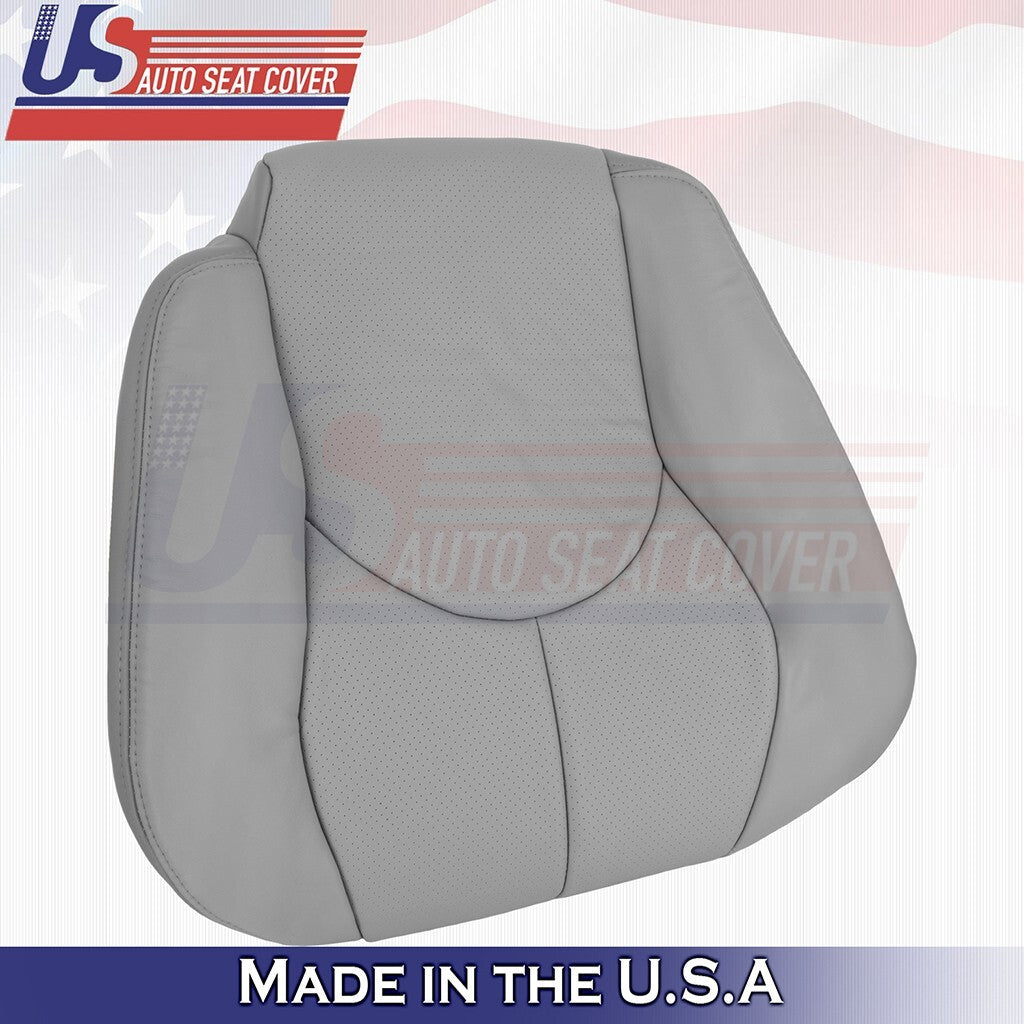 1996 to 2002 For Mercedes Benz SL500 RIGHT Bottom & Top Perf Leather Cover Gray