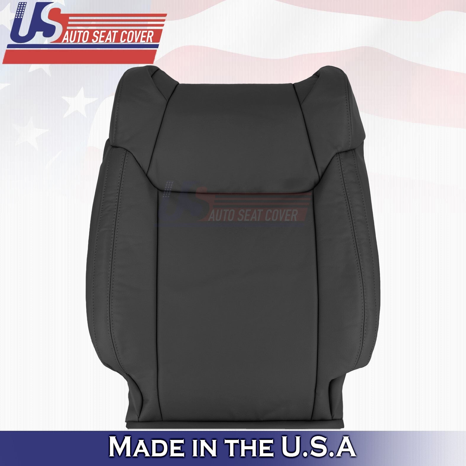 2014 2015 2016 2017 2018 For Toyota Tundra Driver Top Leather Seat Cover Black