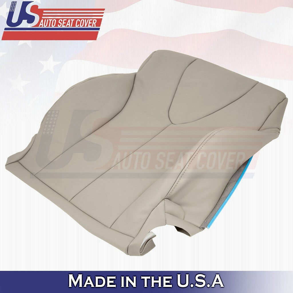 2007 to 2011 Fits Toyota Camry Driver & Passenger Tops Leather Seat Cover Tan