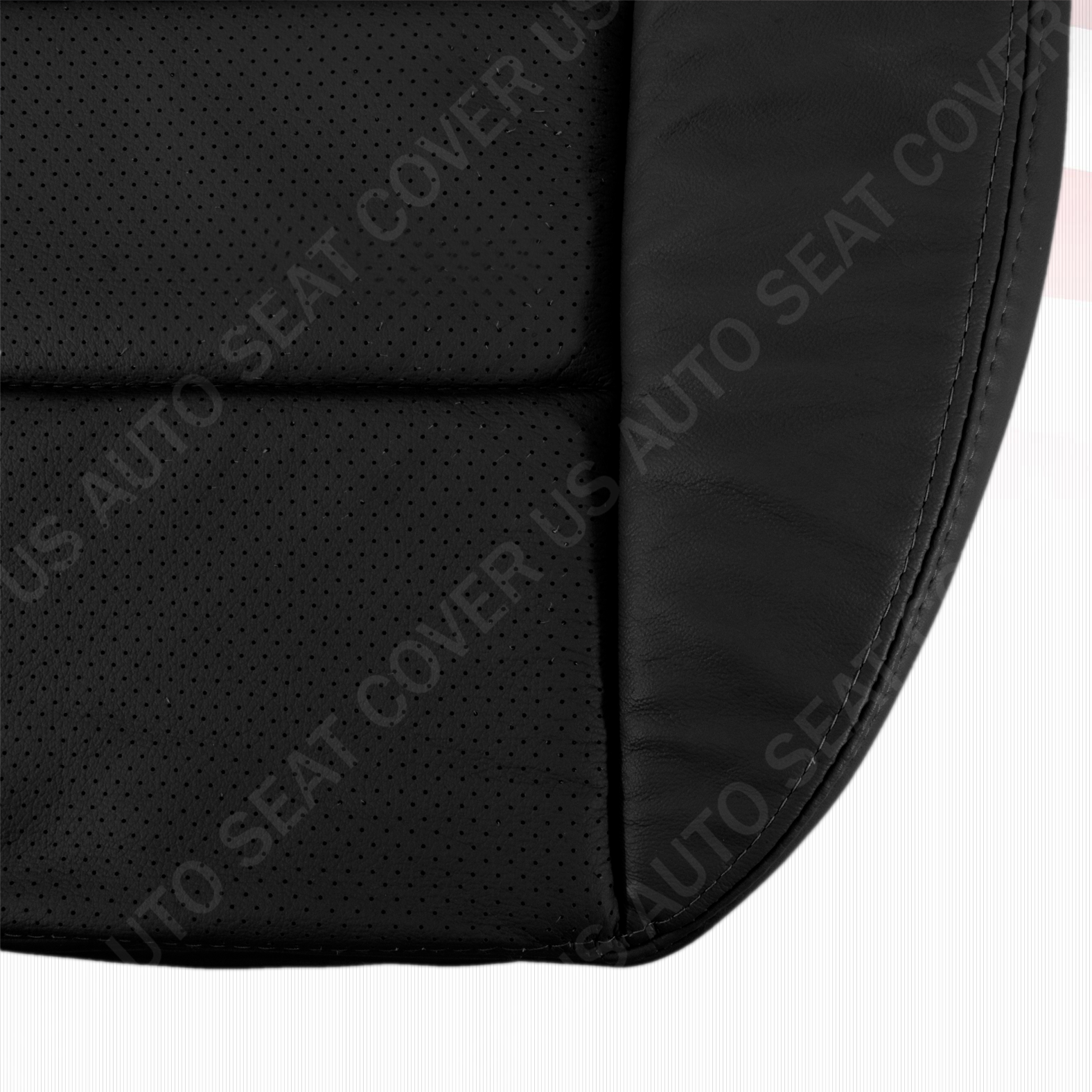 Fits 2008 TO 2014 Mercedes Benz C350 Passenger Bottom Leather Seat Cover Black