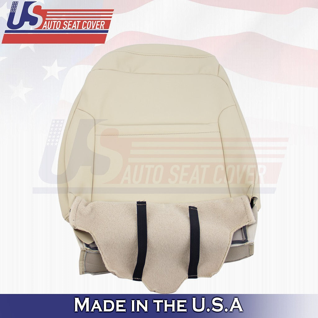 2017 2018 2019 For Toyota Highlander FrontDriver Side Top Leather Seat Cover Tan