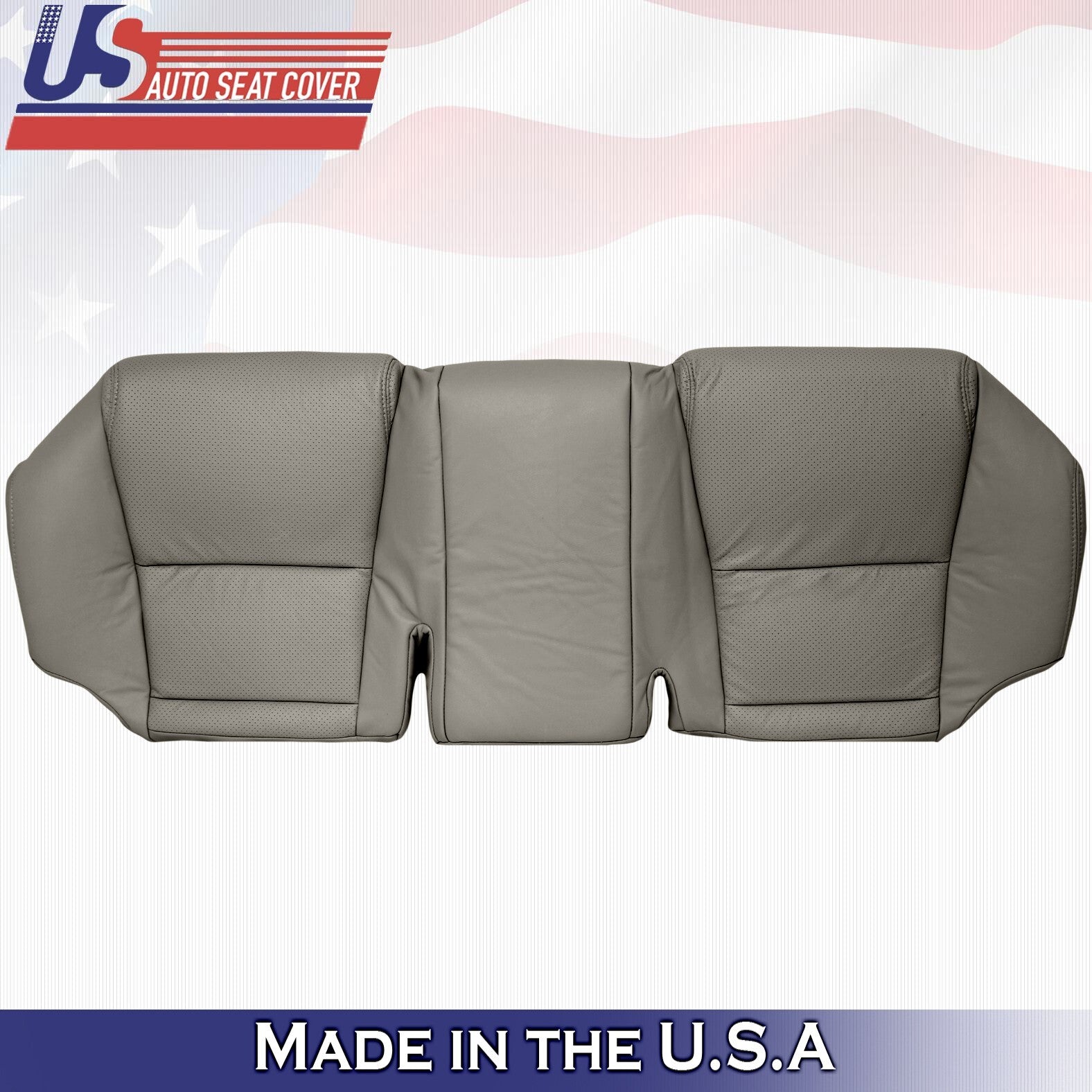 2010 For Lexus GS300 GS350 2nd Row Top & Bottom Perforated Leather Covers Gray