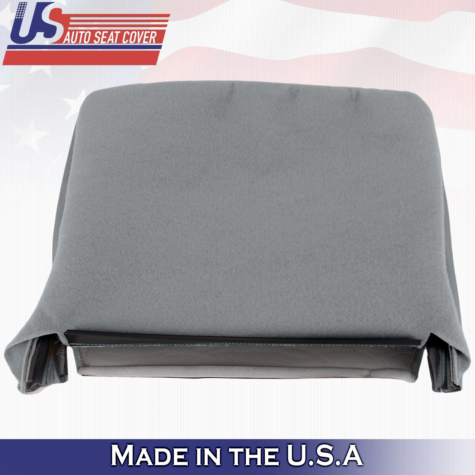 2011 to 2016 For Ford F350 2nd Row Driver & Passenger Bottom Leather Covers Gray