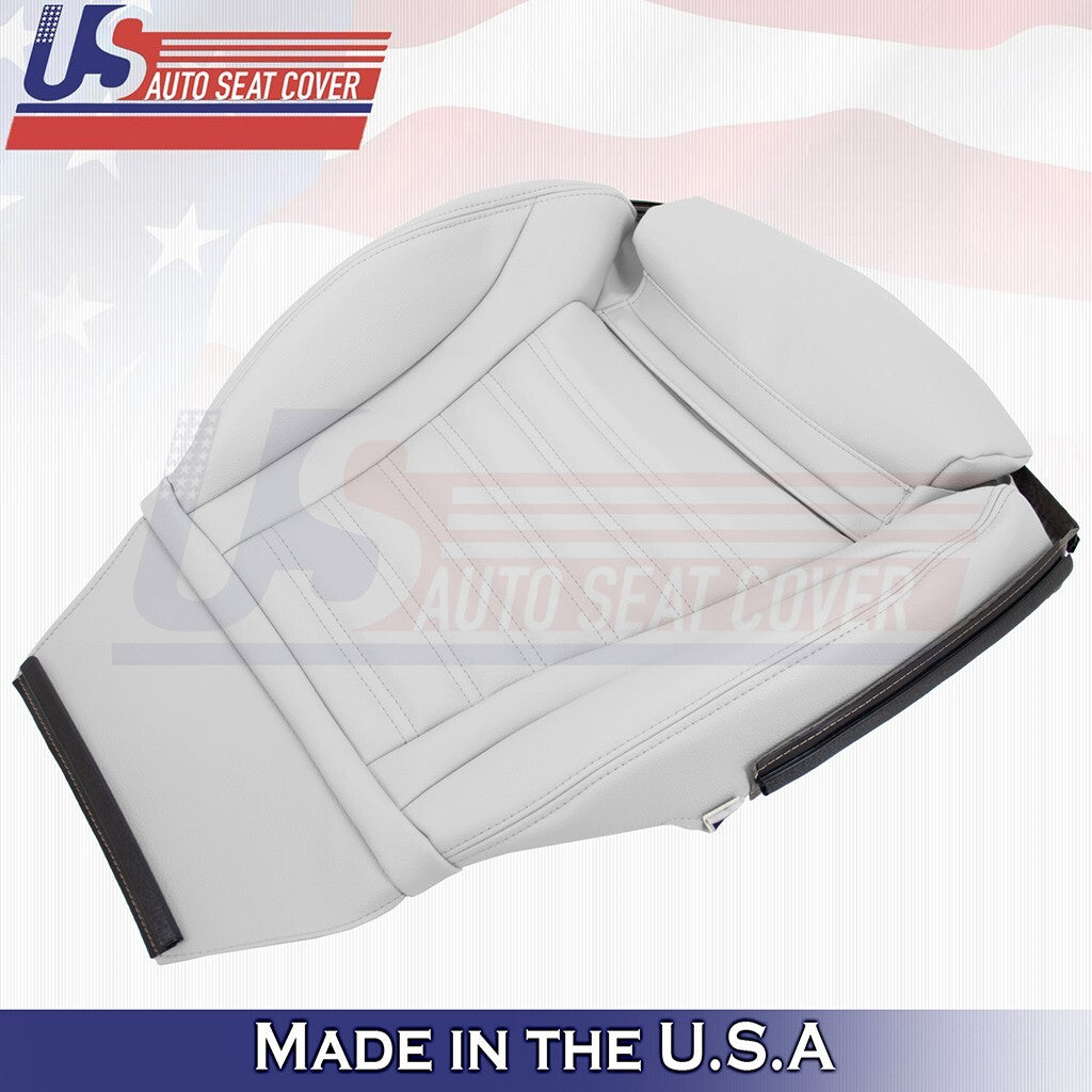 2015 to 2021 Mercedes Benz C43 Driver & Passenger Bottoms-Tops Vinyl Cover Gray