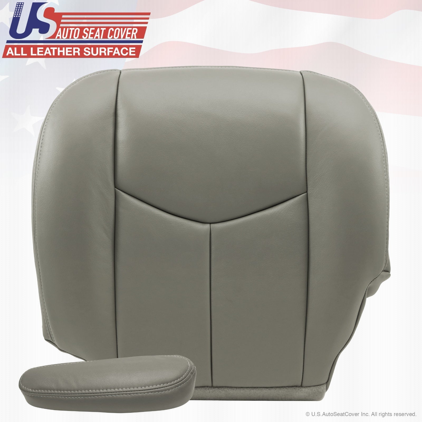 2003 To 2006 GMC Yukon Sierra Upholstery leather seat cover Replacement Gray 922
