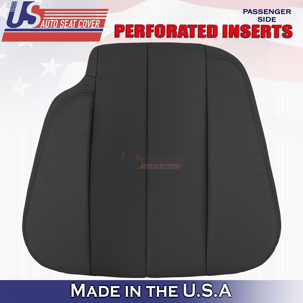 1990-1995 For Mercedes Benz SL320 Driver-Passenger Front Set Leather Cover Black