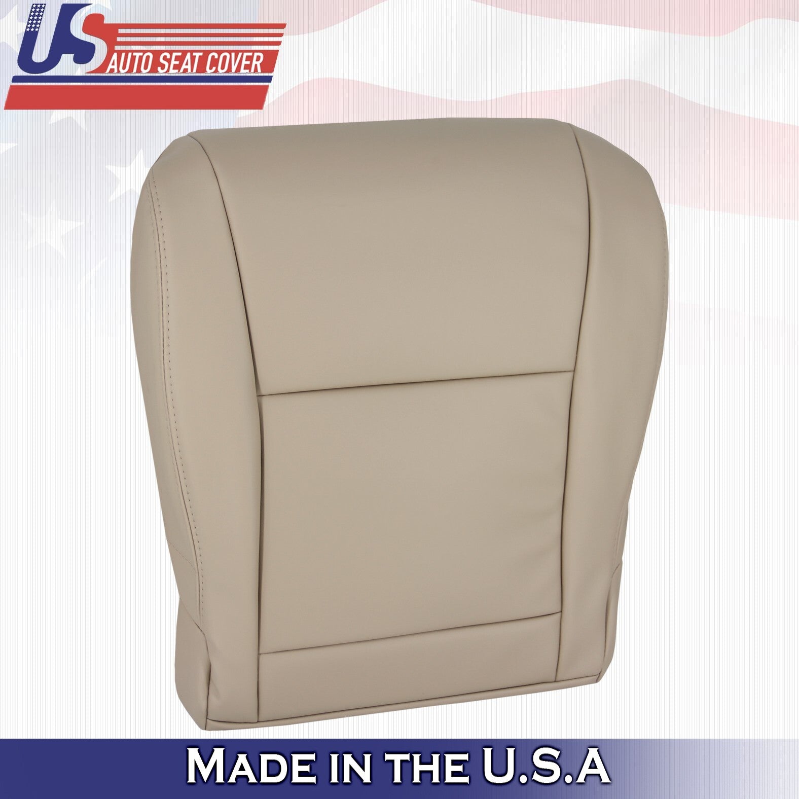 1995 to 1997 For Lexus LX450 Front Driver Top  Bottom Leather Seat Covers Tan