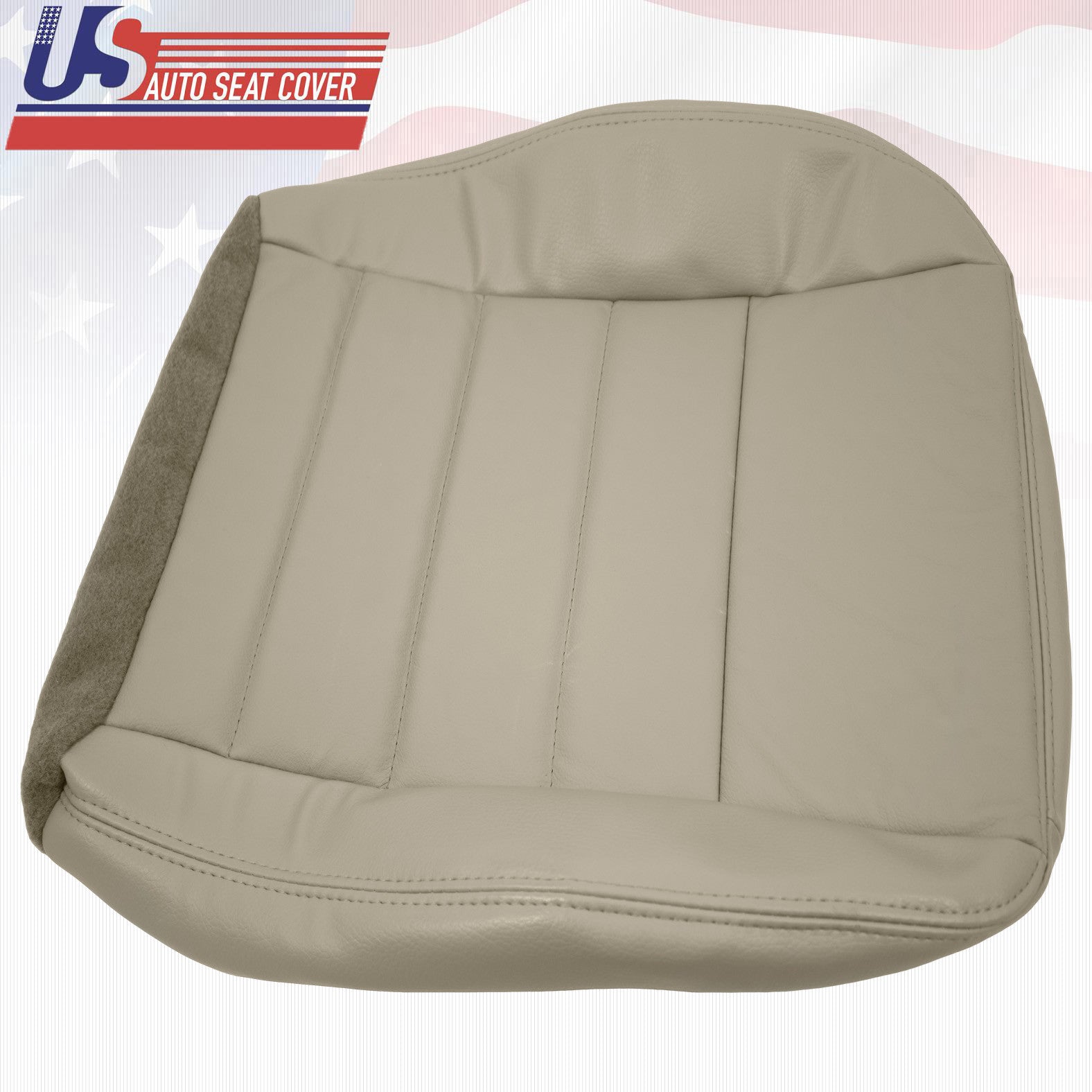 2006 Fits Dodge Charger R/T SE SXT Driver Bottom  Leather Seat Cover Gray