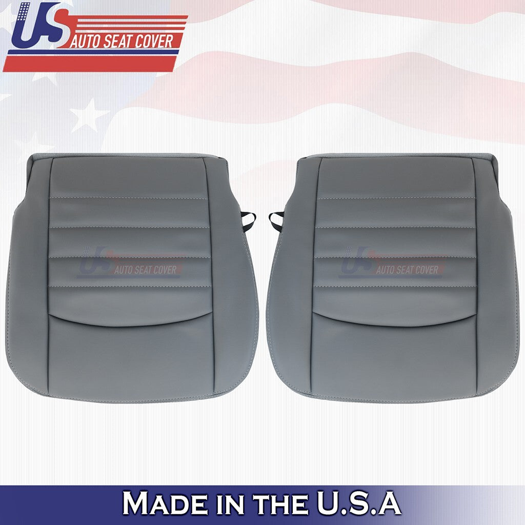 Driver &Passenger Bottoms Vinyl Cover Diesel Gray 2013 to 2018 For Dodge Ram ST