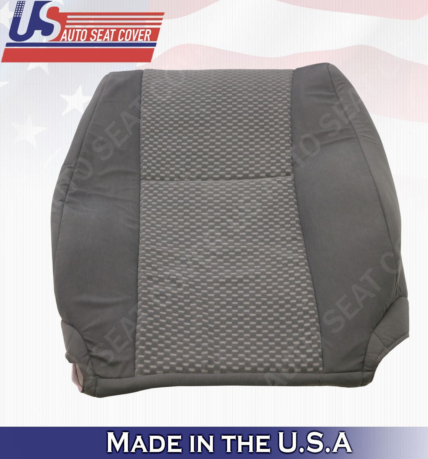 2012 For Toyota Tundra Grade SR5 Driver & Passenger Top Cloth Seat Covers Gray