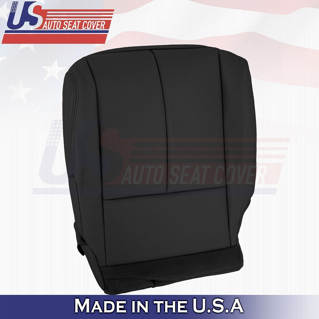 2015 to 2023 For Nissan Murano Driver & Passenger Bottoms Leather Cover Black