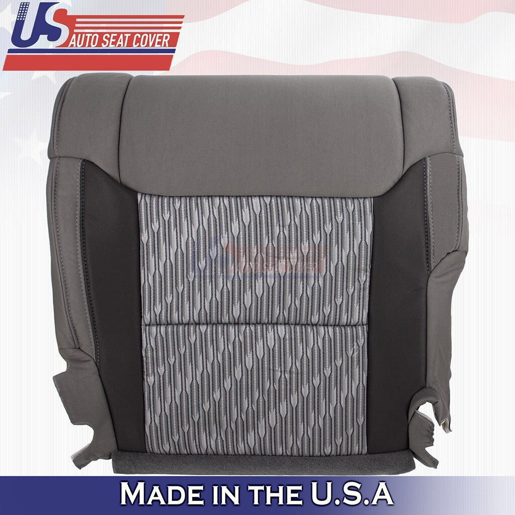 2018 2019 2020 2021 Fits Toyota Tundra Driver Top Bottom Cloth Cover 2-Tone Gray