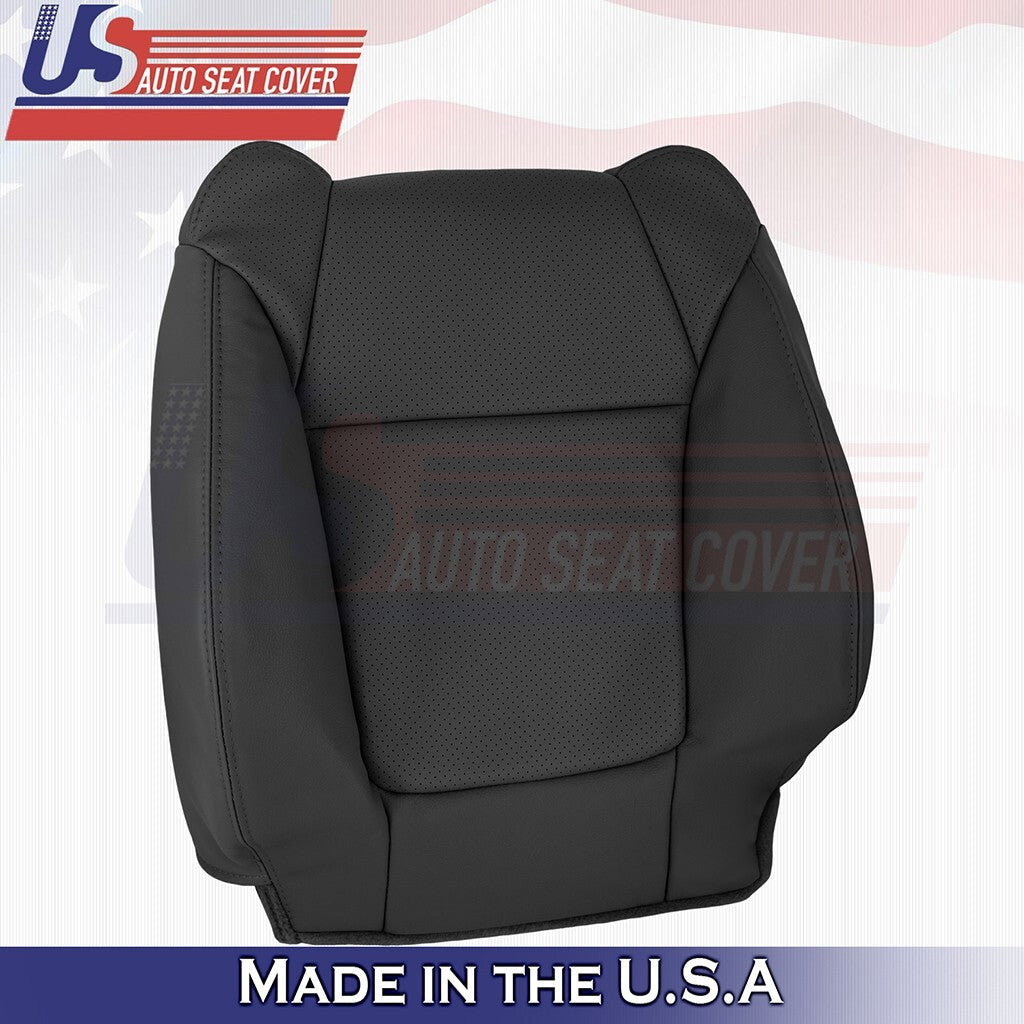 2001 to 2003 For Acura CL TypeS Driver Top&Bottom Leather Vinyl Perf Cover Black