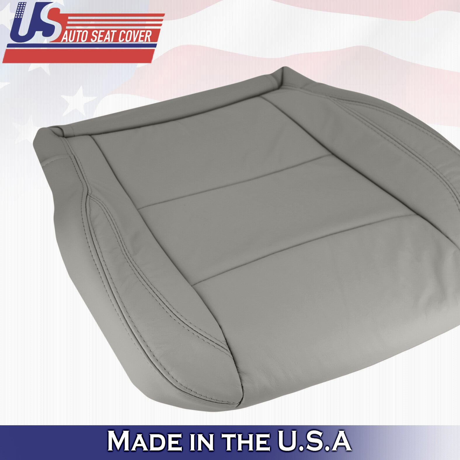 2004 - 2010 For Infinity QX56 Driver & Passenger 2x Bottom Leather Covers Gray