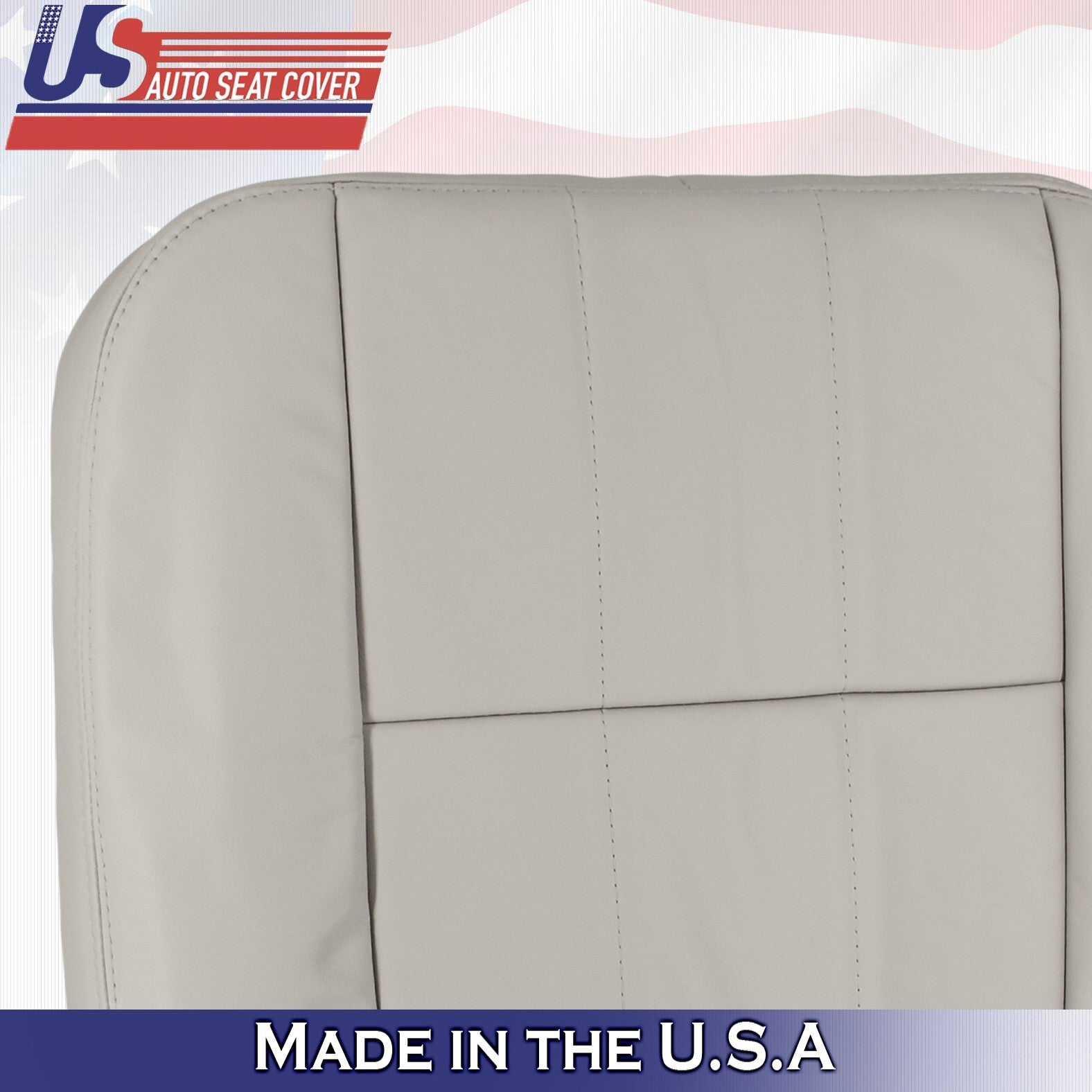 2011 For Mercury Grand Marquis Driver & Passenger Top Leather Seat Covers Gray