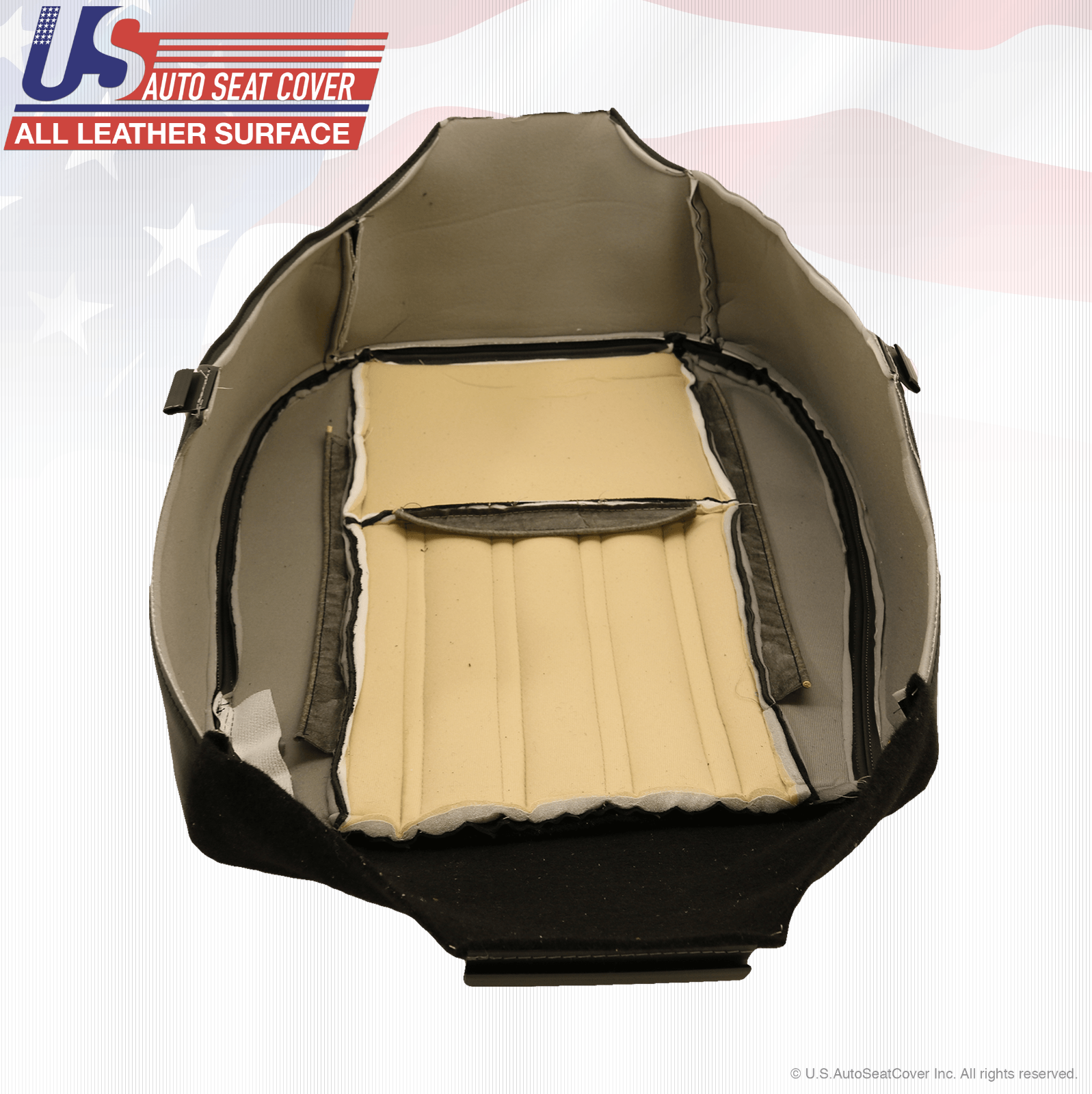 2004 Ford F250 F350 Harley-Davidson Passenger Bottom Replacement Seat Cover Blk