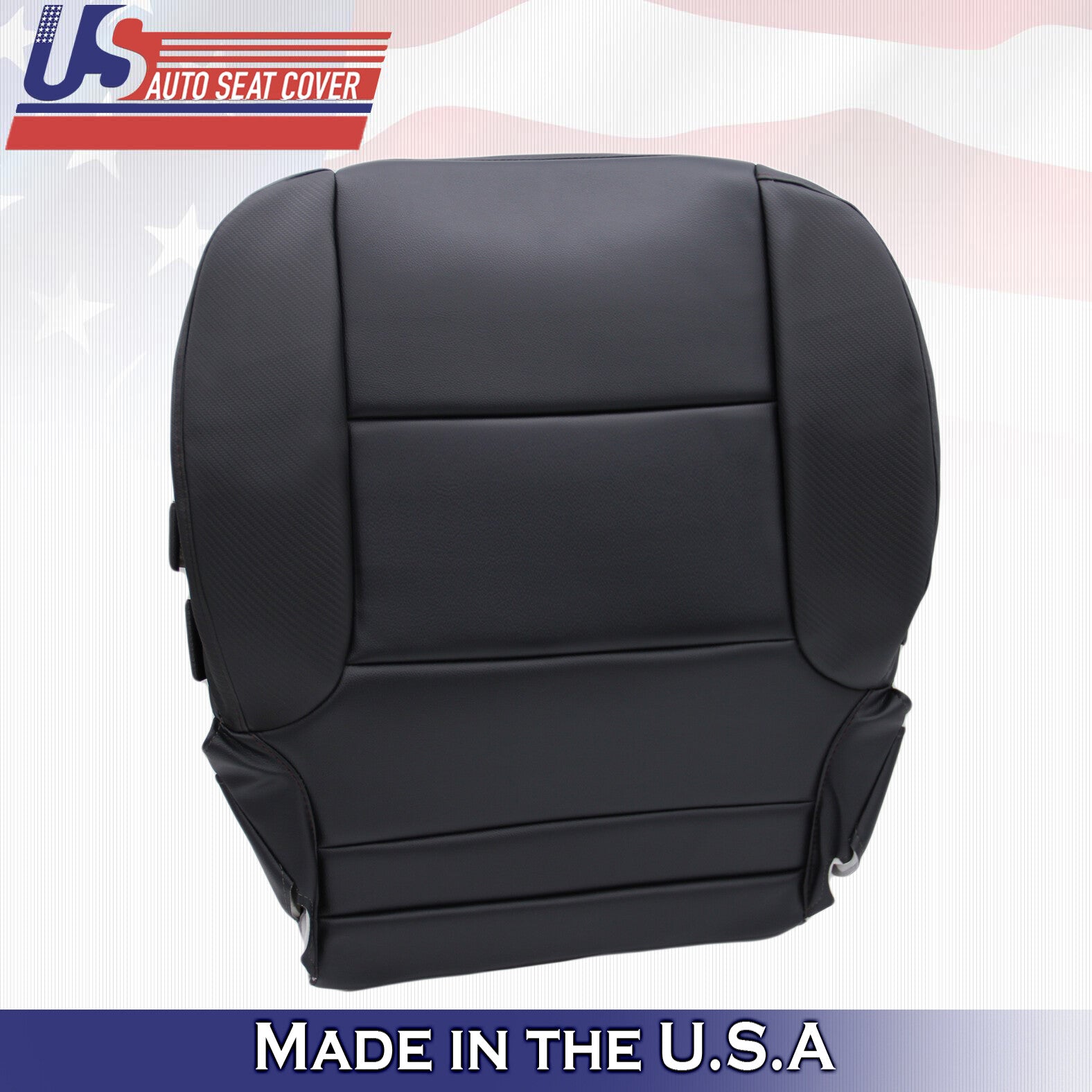 Fits For 2014 - 2019 GMC Sierra All-Terrain Driver Bottom Leather Cover Black