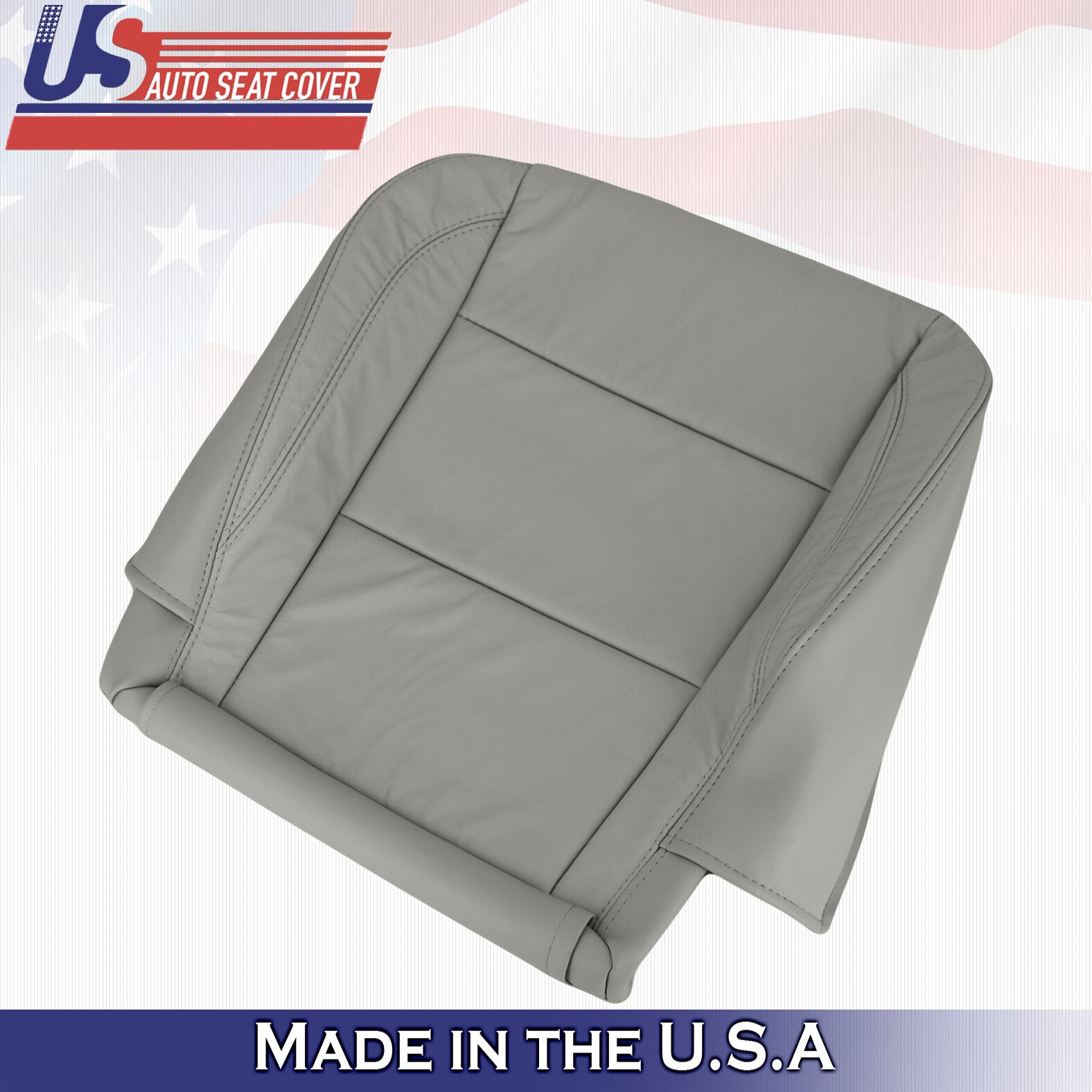 2004 - 2010 For Infinity QX56 Driver Side Bottom Leather Seat Cover in Gray