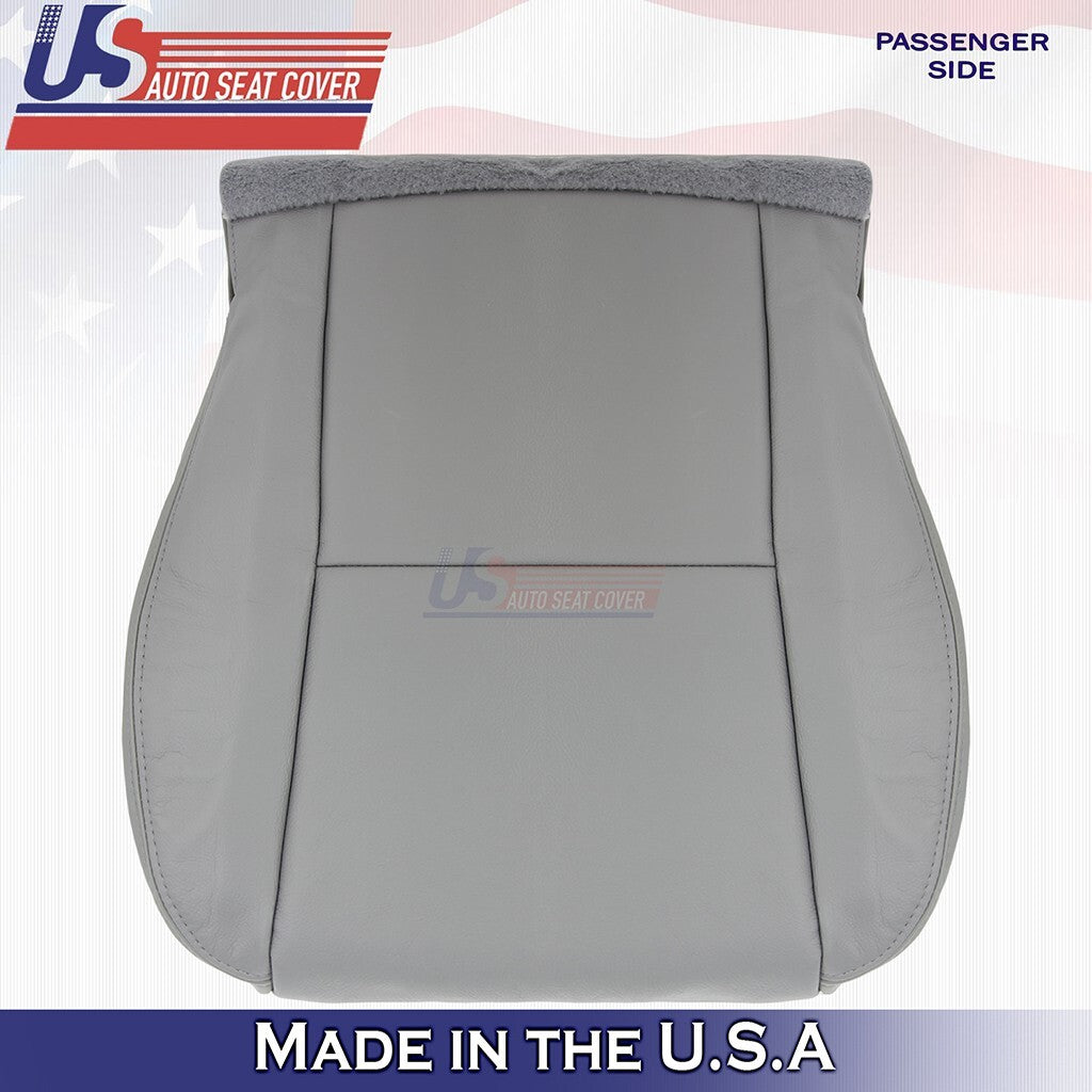 2002-2006 Fits Toyota Camry Driver & Passenger Bottoms Leather Seat Cover Gray