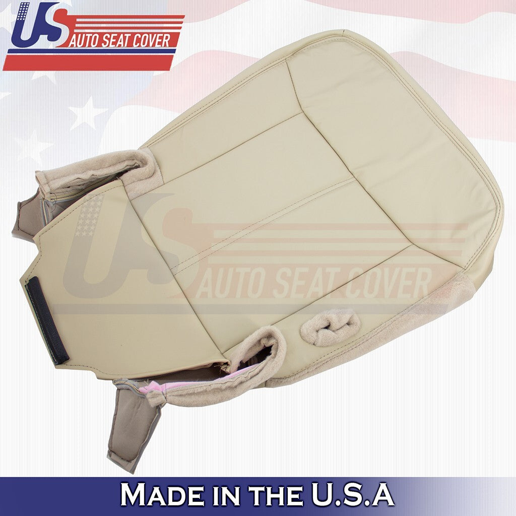 2003-2011 Fits Lincoln Town Car Driver Passenger Tops Bottoms Leather Cover Tan