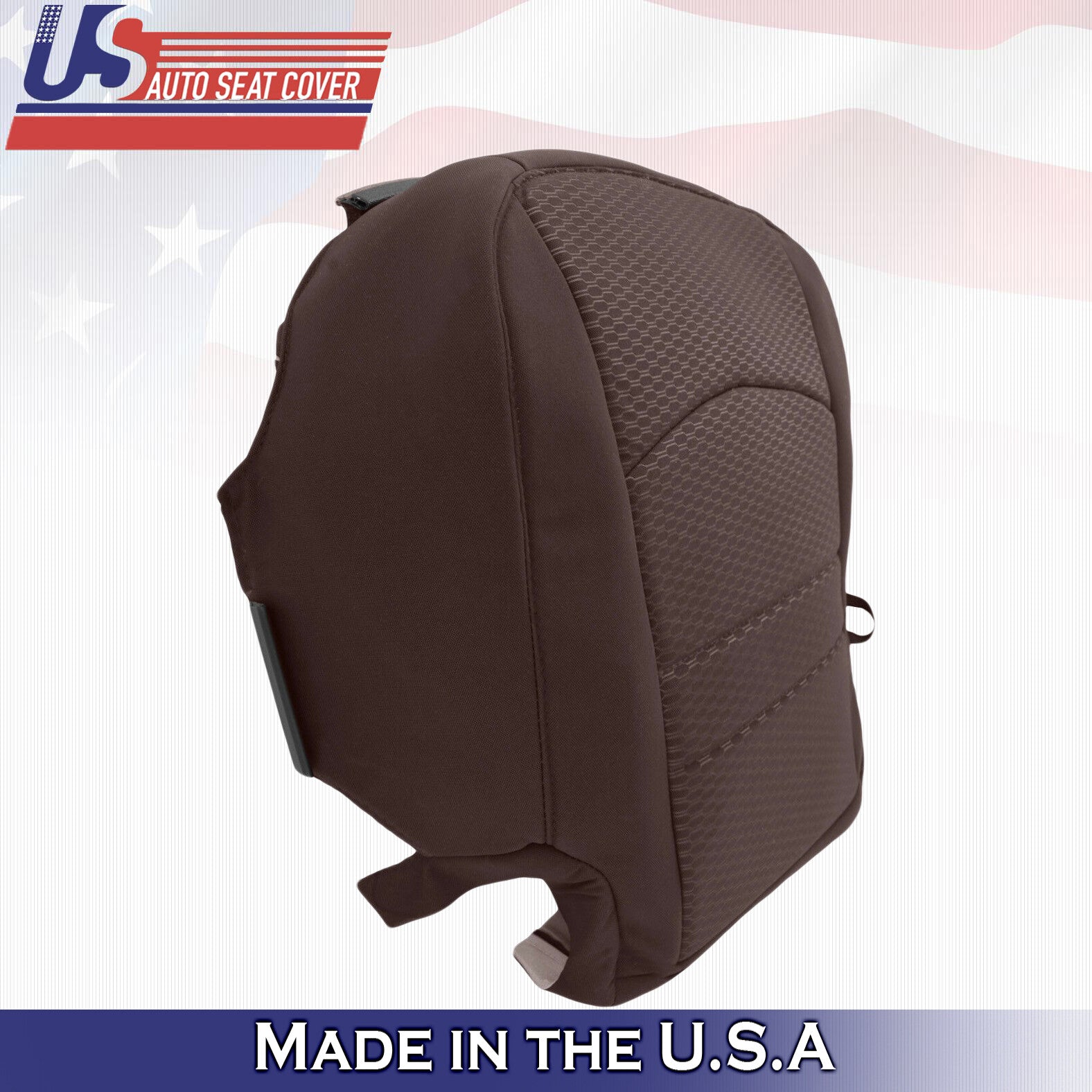 2013 to 2018 For Dodge Ram 5500 SLT 2x Top & 2x Bottom Cloth Seat Covers Brown