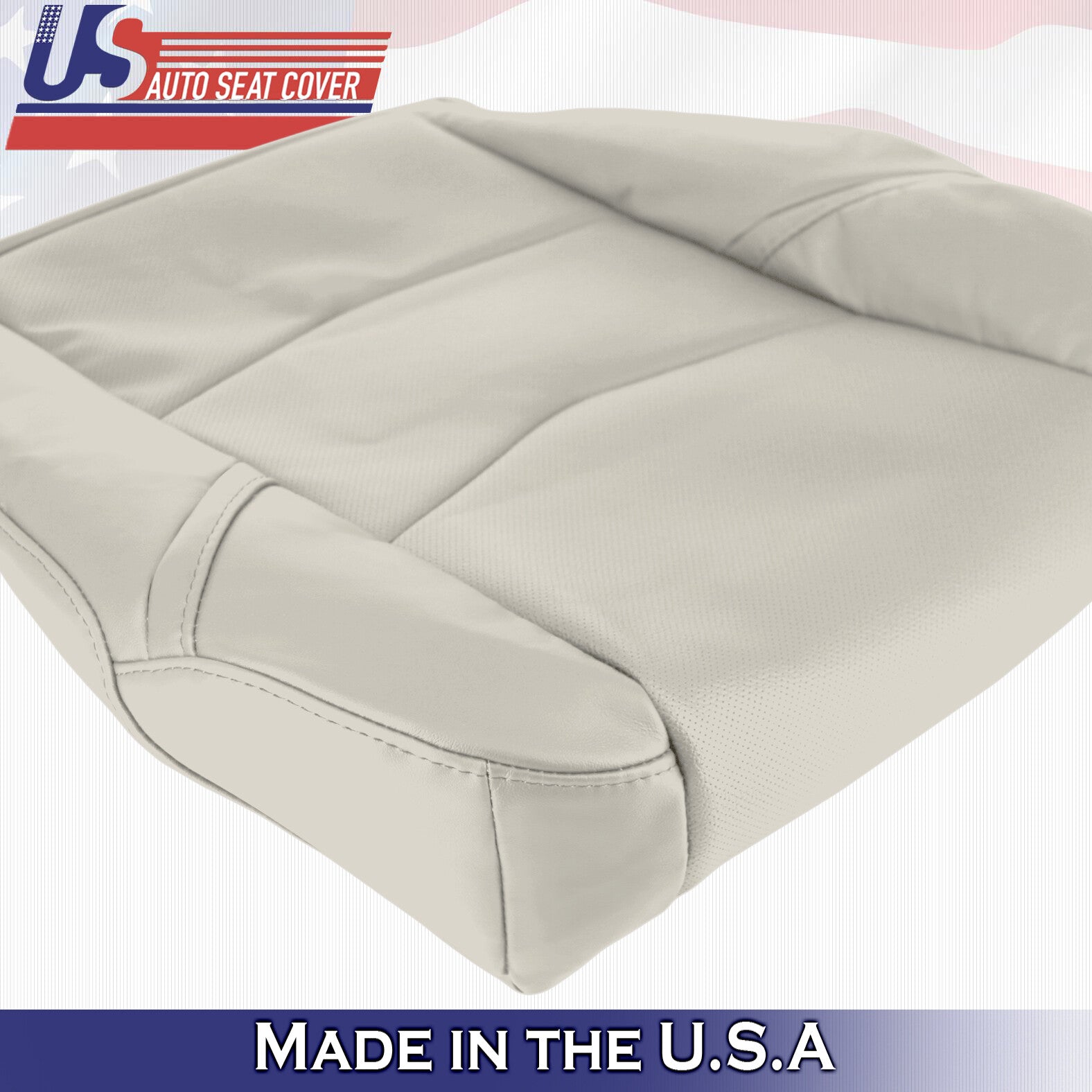2015 to 2020 For Cadillac Escalade Driver Side Bottom Leather Seat Cover in Tan