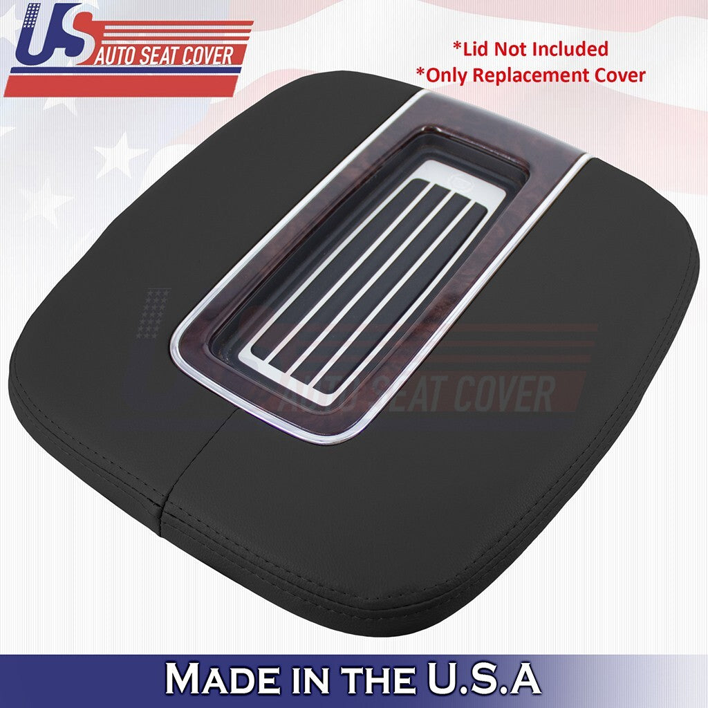 2012 2013 2014 Fit Cadillac Escalade ESV Center Console Lid VINYL Cover Black