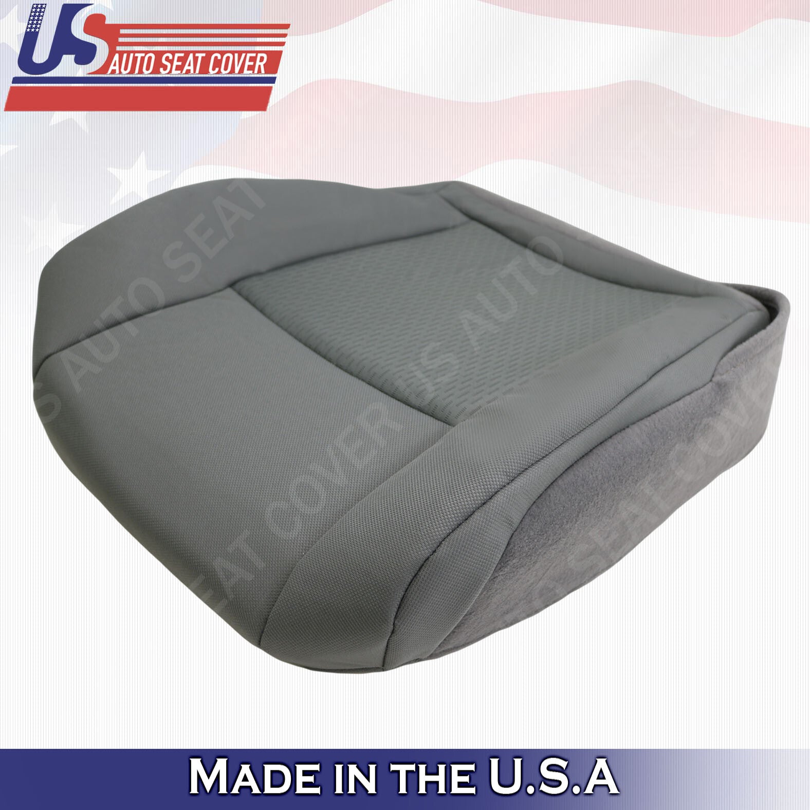 2009 to 2019 Fits Ford E150 E250 Van Passenger Bottom Cloth Cover Flint Gray