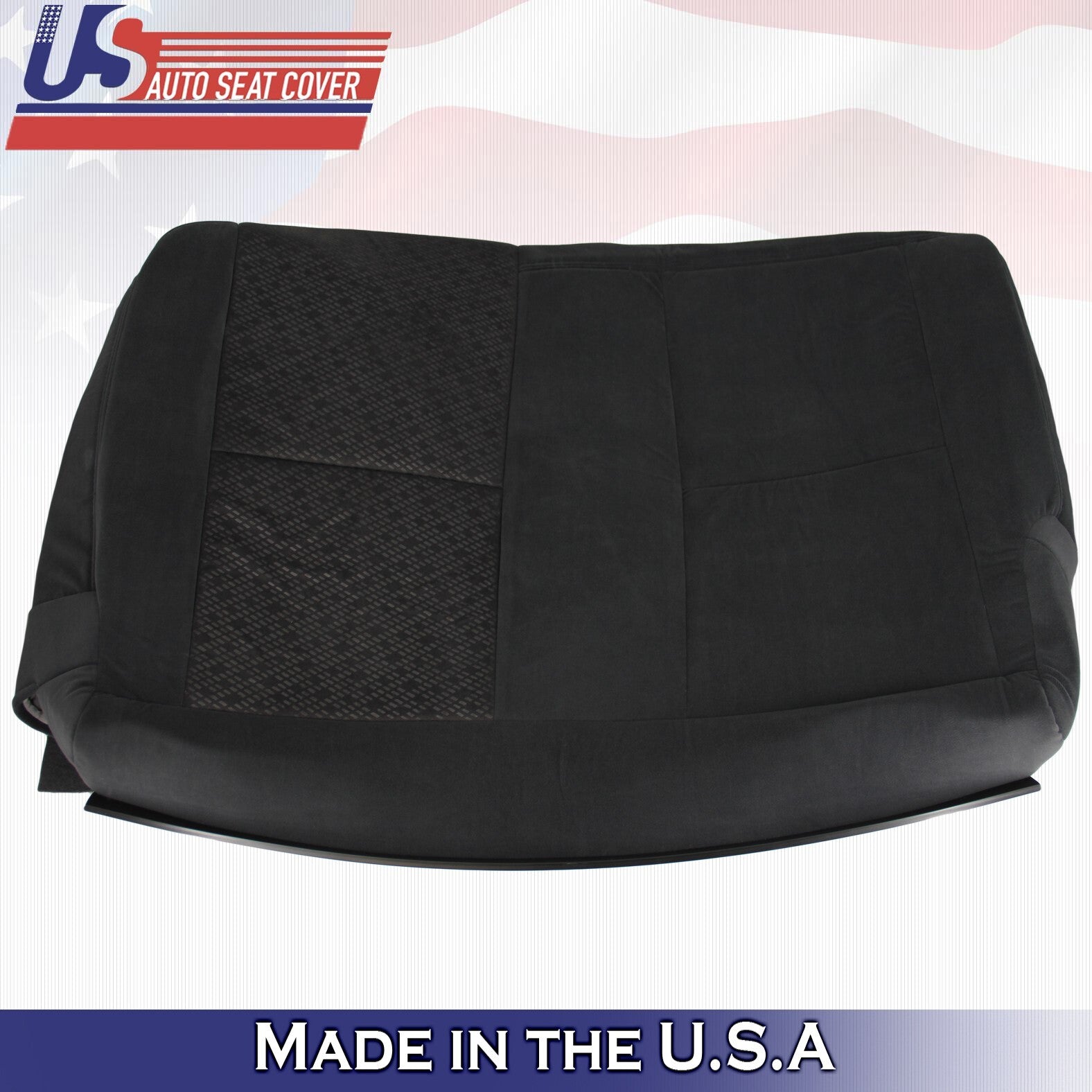 2007 For GMC Sierra 1500 2500 3500 Rear Driver Passenger Bottom Cloth Covers BLK