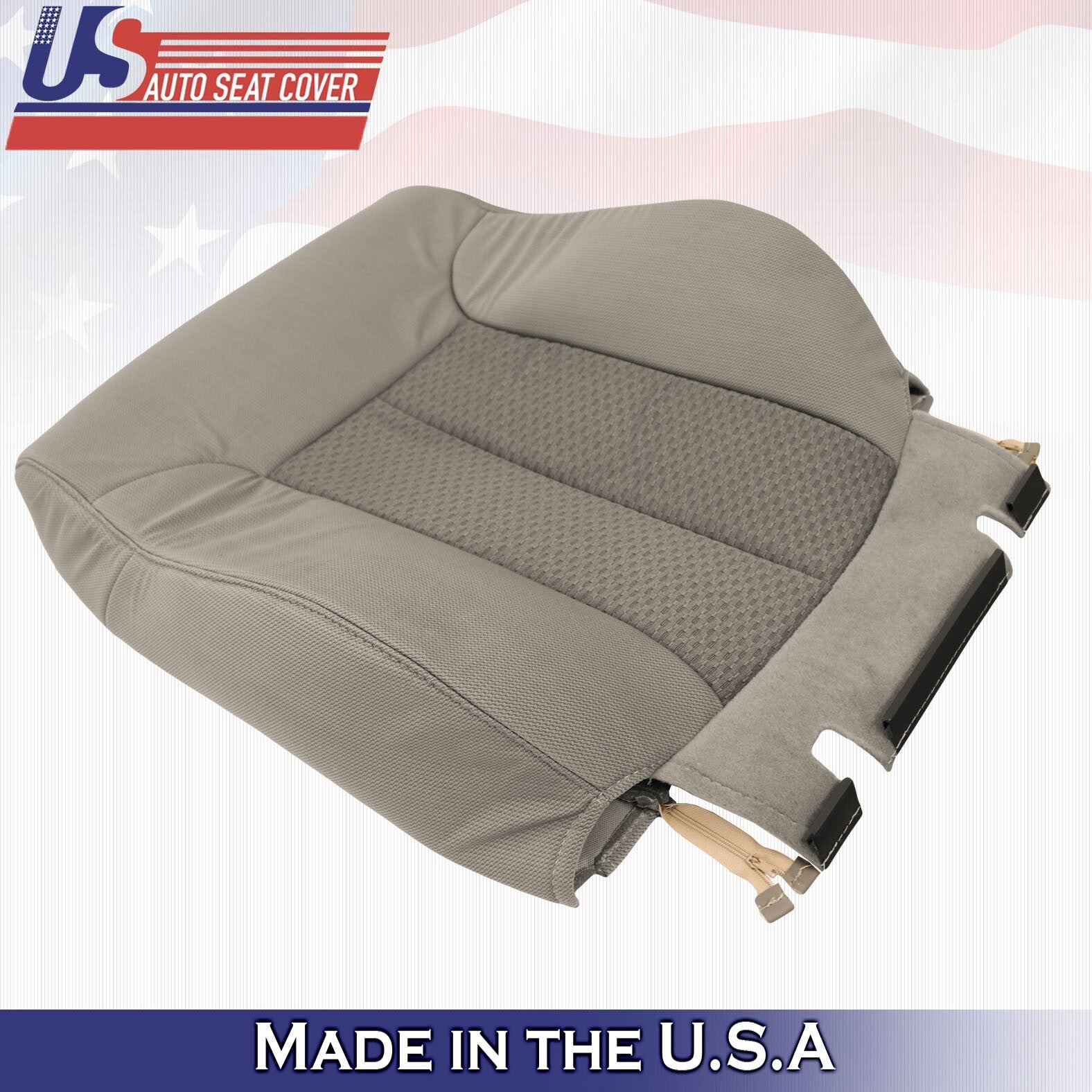 2011 2012 2013 2014 FITS Ford F150 Driver & Passenger Top Cloth Covers Abode Tan