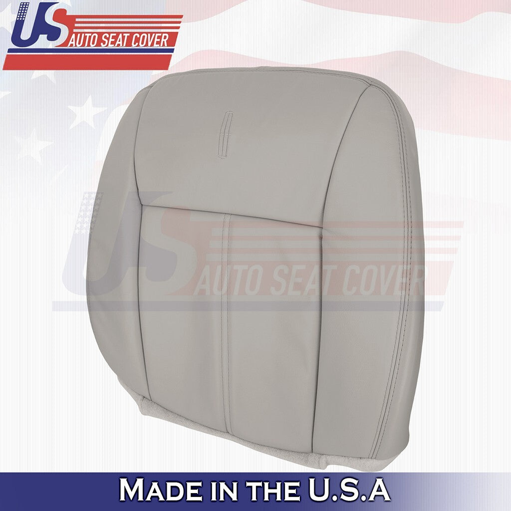 2003 2004 2005 2006 2007 For Lincoln Town Car Passenger Top Leather Cover Gray