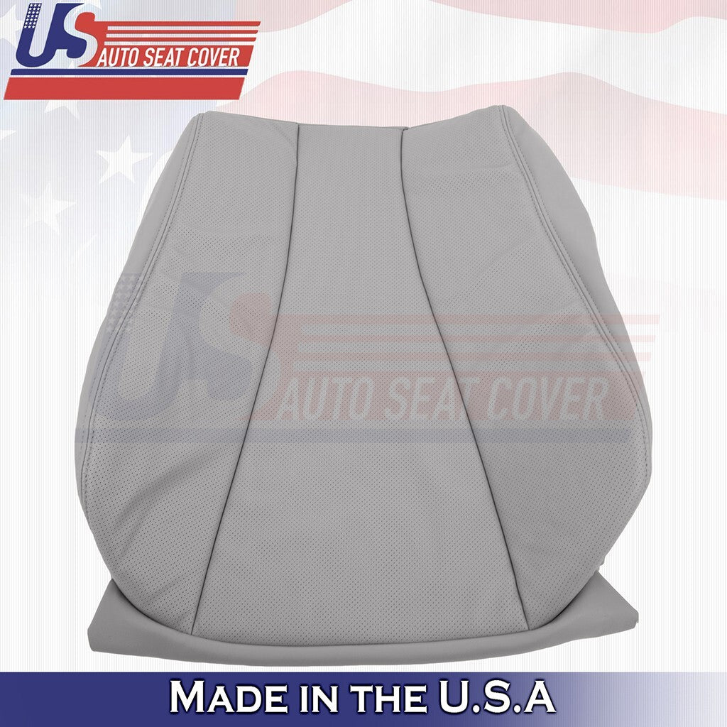 2000 to 2006 Fits Mercedes Benz S500 Passenger Bottom & Top Leather Cover Gray