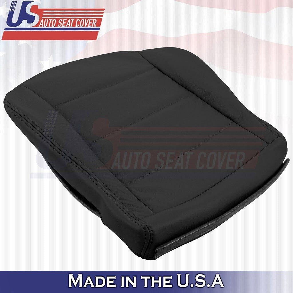1999 to 2004 For Volkswagen Jetta Passenger Bottom Vinyl Seat Cover Black