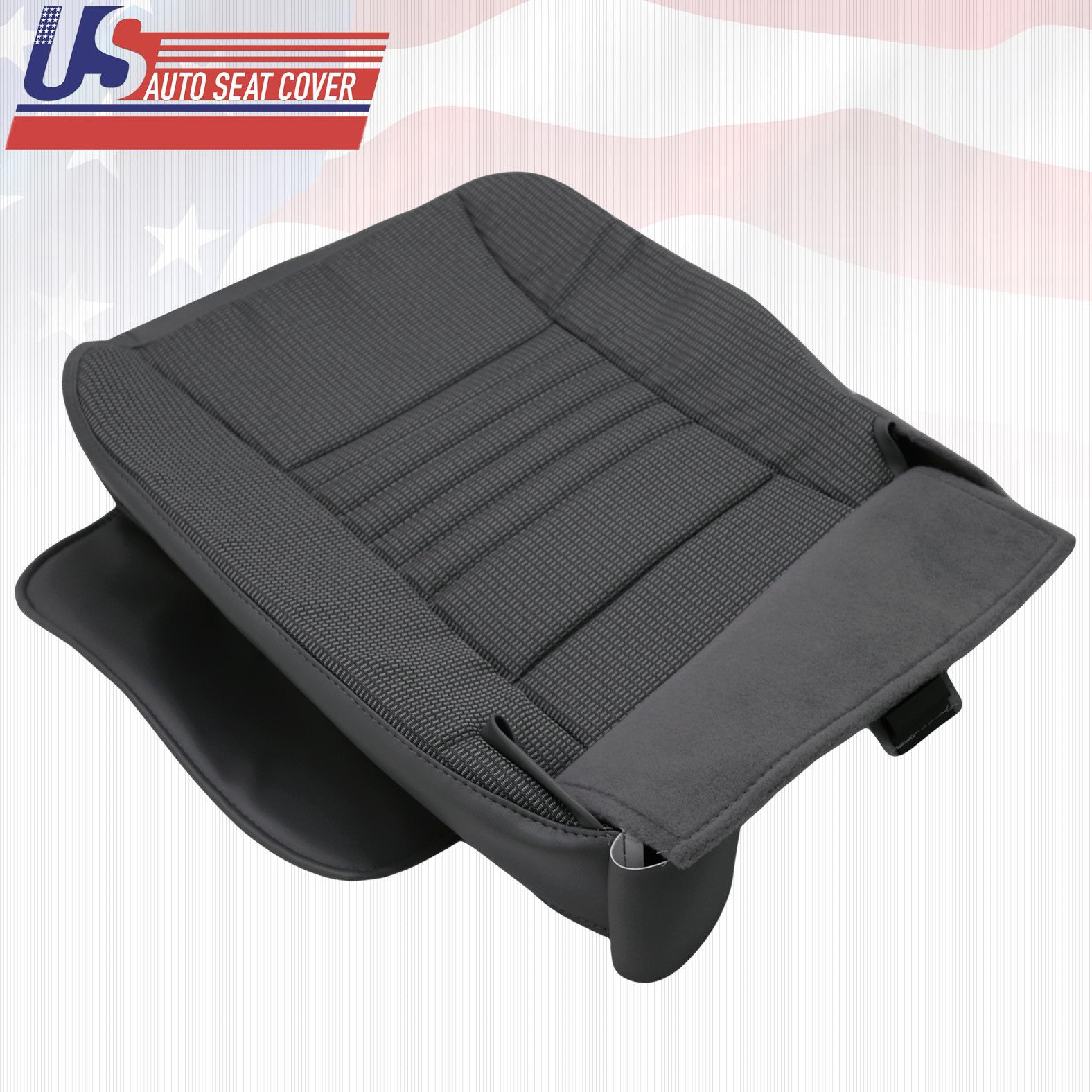 2006 2007 2008 For Dodge Ram Driver Bottom Cloth Seat Cover Medium Slate Gray