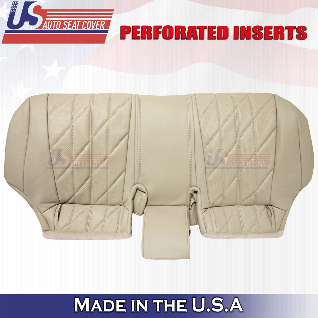 2009 to 2013 For Infiniti FX35 FX37 FX50 Rear Bench Bottom Leather Cover Tan