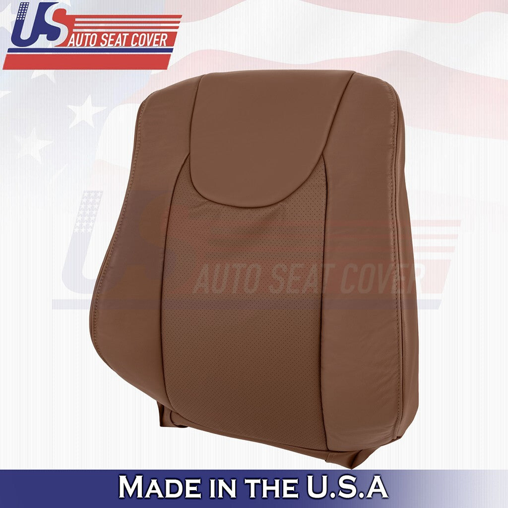 2013 2014 2015 For Lexus RX350 Driver Bottom & Top Perf Leather Cover Saddle