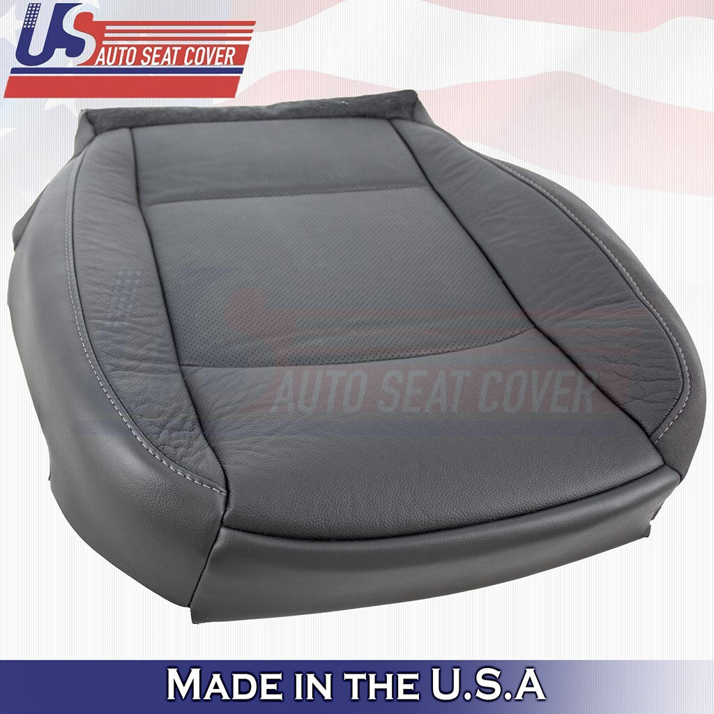 2020 Fits Chevy Malibu Front Passenger Bottom Top Leather Seat Cover Black