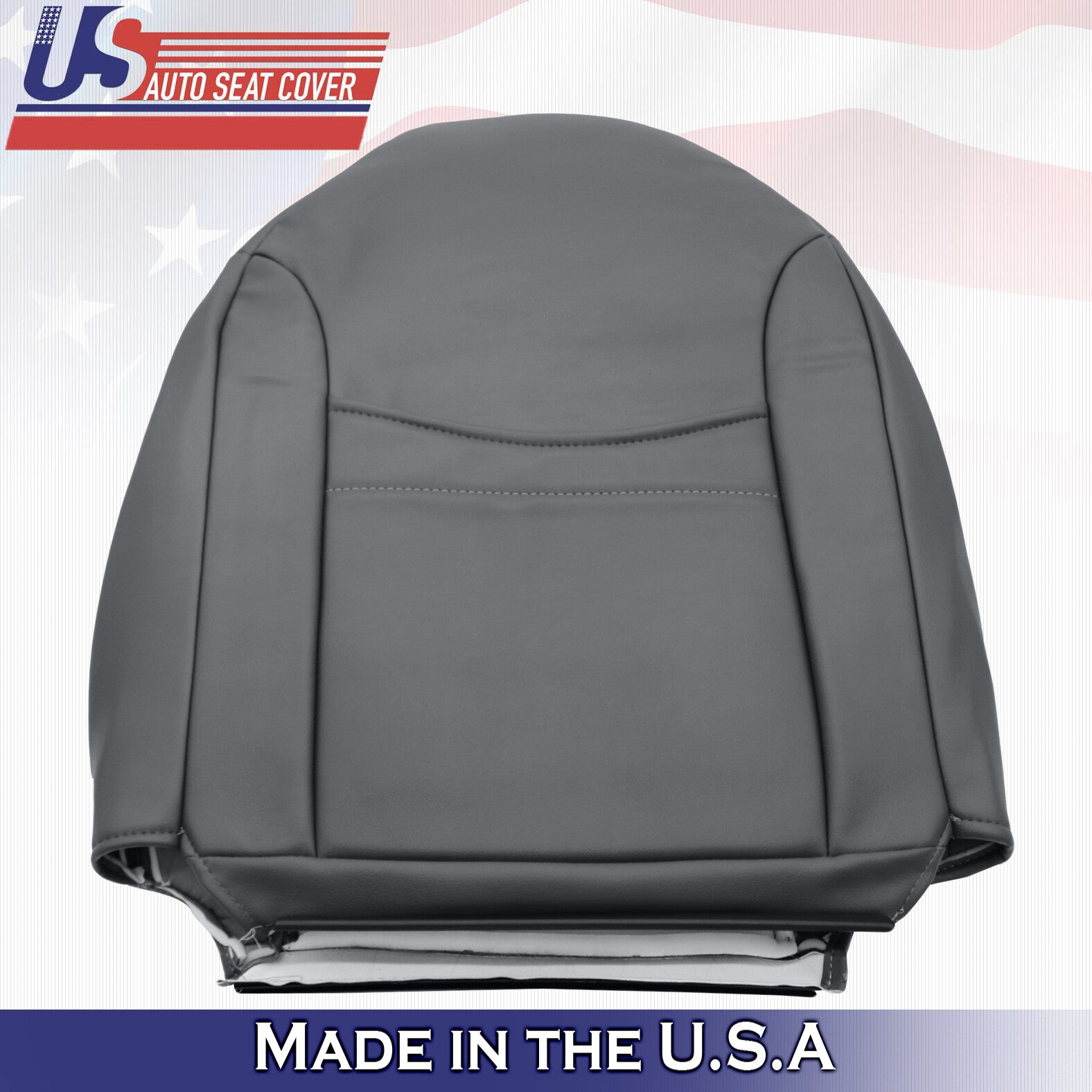 Front Driver Top Leather Seat Cover Gray 2001 2002 2003 Ford Explorer Sport trac