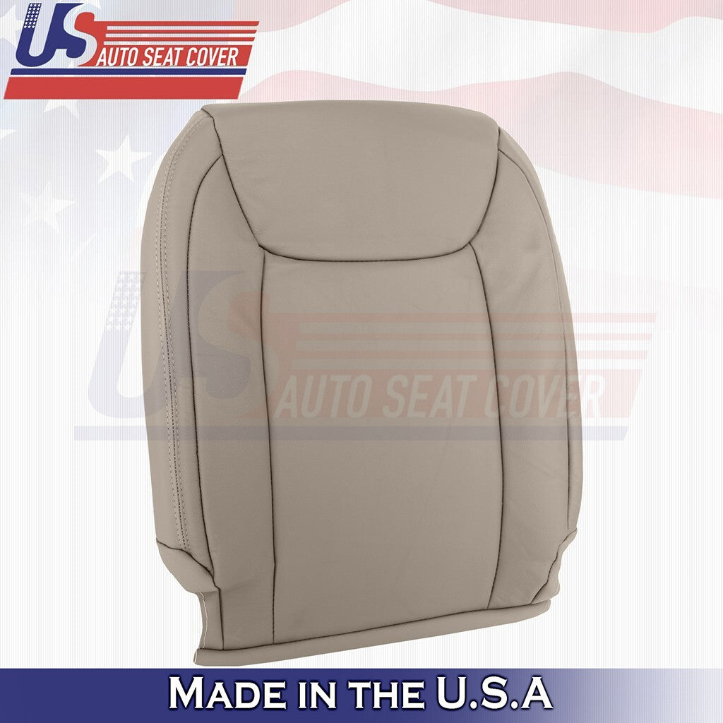 2004 to 2010 For Toyota Sienna Front Set Bottoms & Tops Leather Seat Cover Tan