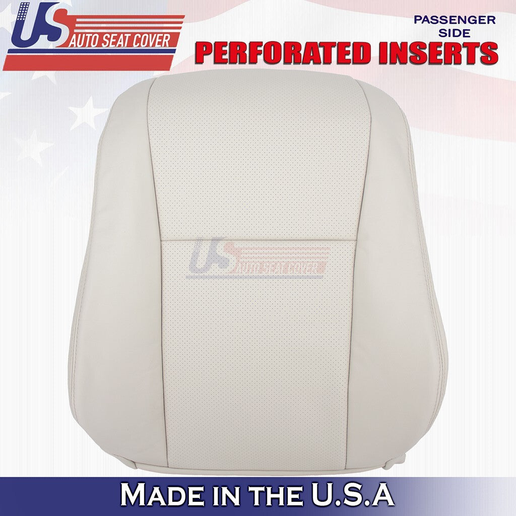 2007 to 2012 Fits Lexus LS600h Passenger Bottom &Top Leather Cover Alabaster