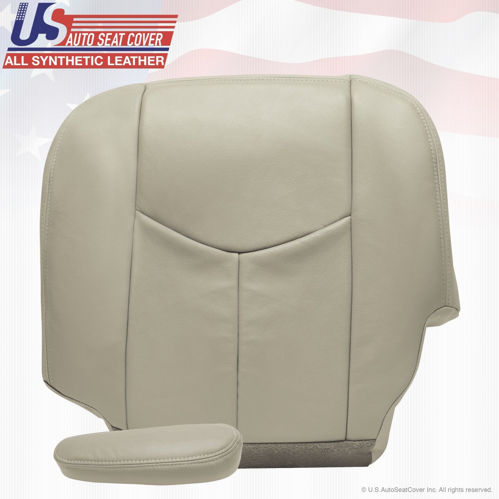 2003 - 06 Chevy Tahoe Suburban Synthetic leather seat OEM replacement 522 Tan