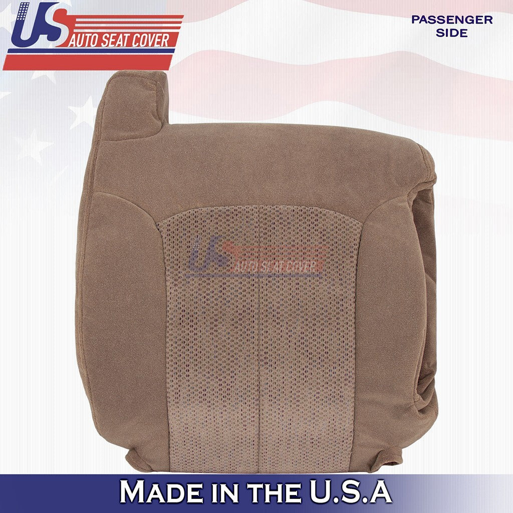 1999 to 2002 For Chevy Silverado RIGHT Top/Armrest/Headrest Cloth Cover DkTan