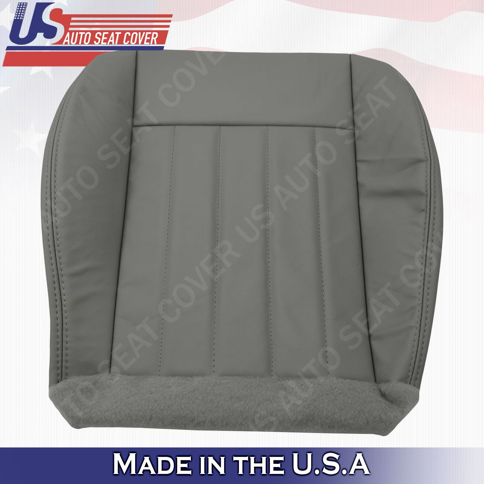 2005 2006 2007 For Jeep Liberty Limited DRIVER Bottom Leather Seat Cover Gray